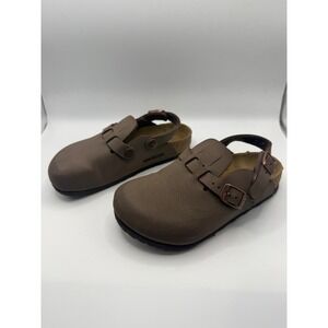 Birkenstock Kay Narrow PS Boys Shoes Size 29, Color: Mocha/Dirty Brown